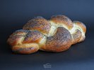 Braided Challah with Poppy Seeds