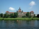 Saechsische Staatskanzlei - Saxon State Chancellery - Dresden - Capital of the Free State of Saxony - Germany - River: Elbe