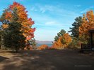 View of Lake of Two Mountains in Fall, Hudson, Quebec, Canada