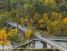 Bridge over the Bow River Calgary - Alberta  Canada